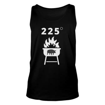 Grill Master Grilling Bbq 225 Degrees Smoker Graphic Unisex Tank Top | Mazezy