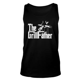 The Grillfather Barbecue Grilling Bbq The Grillfather Tank Top | Mazezy