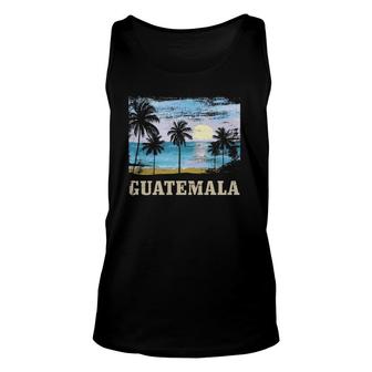 Guatemala Vintage Surfer Guatemalan Beach Souvenir Unisex Tank Top | Mazezy