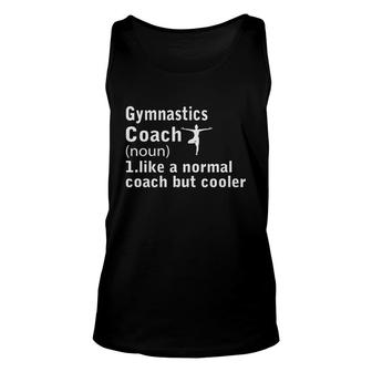 Gymnastics Coach Funny Sports Definition Trainer Instructor Professional Job Definition Unisex Tank Top - Thegiftio UK