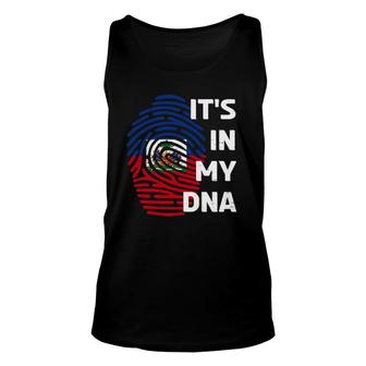 Haiti It's In My Dna For A American Flag Haiti Unisex Tank Top | Mazezy