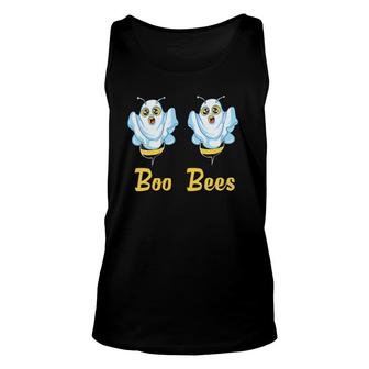 Womens Halloween Boo Bees Ghost Matching Couples Tank Top | Mazezy