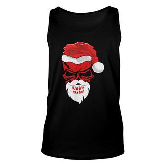 Halloween And Christmas Skull Graphic Tees-Halloween Costume For Men & Women Tank Top | Mazezy
