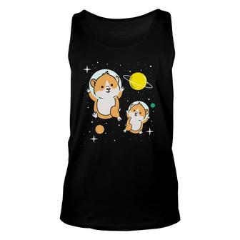 Hamster In Space Hamster Lover Gift Unisex Tank Top | Mazezy