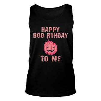 Happy Boo-Rthday To Me Pumpkin Trick Or Treat Halloween 2021 Tank Top | Mazezy