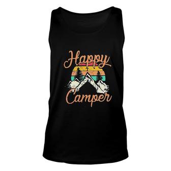 Happy Camper Women Funny Cute Graphic Unisex Tank Top - Thegiftio UK