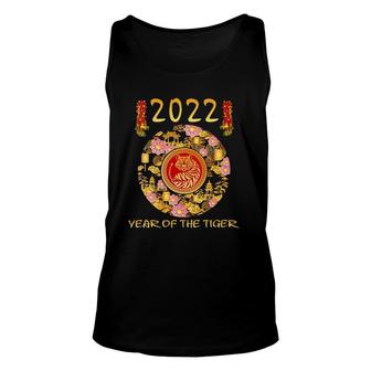 Womens Happy Chinese New Year 2022 Year Of The Tiger 2022 V Neck Tank Top | Mazezy