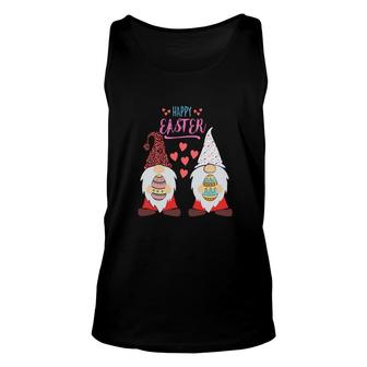 Happy Easter With Gnome Happy Easter Day Unisex Tank Top - Thegiftio UK