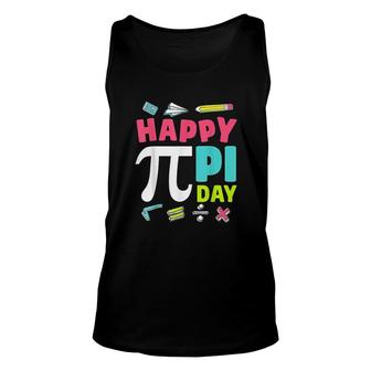 Happy Pi Day Math Teachers Student Professor Pi Day Unisex Tank Top - Thegiftio UK