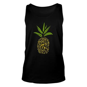 Happy Pie Day Cute Pi Pineapple 314 Funny Stem Math Unisex Tank Top | Mazezy