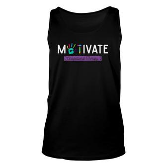 Healthcare Ot Therapist Ota Motivate Occupational Therapy Unisex Tank Top | Mazezy