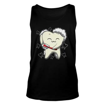 Healthy Teeth - Daily Tooth Brushing - Dentist Unisex Tank Top | Mazezy