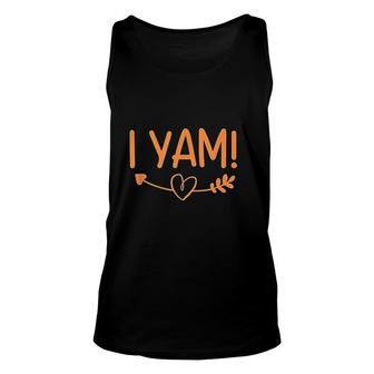 Heart Matching Couples Shes My Potato I Yam Unisex Tank Top - Thegiftio UK