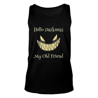 Hello Darkness My Old Friend Halloween Unisex Tank Top - Seseable