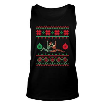 Hilarious Holiday Ugly Christmas Unisex Tank Top | Mazezy