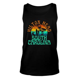 Hilton Head South Carolina Surfing Beach Ocean Waves Surf Unisex Tank Top | Mazezy