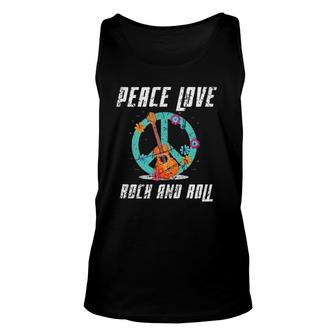Hippie Peace Symbol Love Rock And Roll Peace Sign Music Tank Top Tank Top | Mazezy