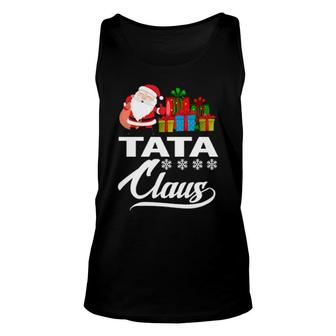 Holiday 365 The Christmas Tata Claus Grandpa Unisex Tank Top | Mazezy