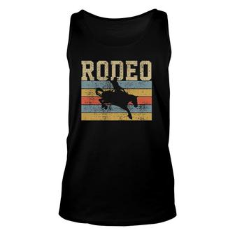 Horse Riding Retro Vintage Western Country Unisex Tank Top | Mazezy
