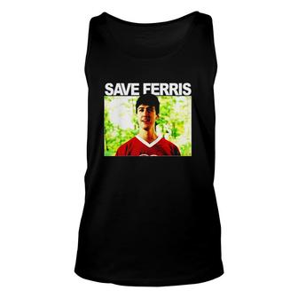 Hot Save Ferris Portrait Gift Unisex Tank Top | Mazezy