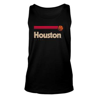 Houston Basketball B-Ball City Texas Retro Houston Unisex Tank Top | Mazezy