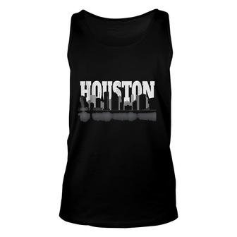 Houston The City Wit No Limits Skyline Silhouette Unisex Tank Top - Thegiftio