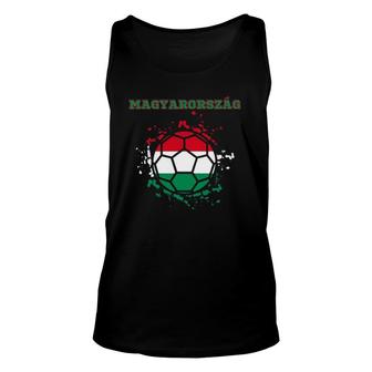 Hungary Soccer Hungarian Flag Fan Jersey Unisex Tank Top | Mazezy