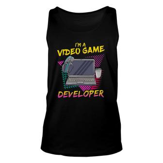 I Am A Video Game Developer - Computer Programmer Unisex Tank Top | Mazezy UK
