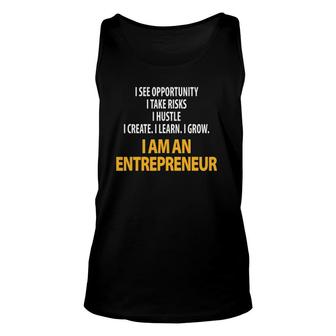 I Am An Entrepreneur Ceo Business Owner Gift Unisex Tank Top | Mazezy