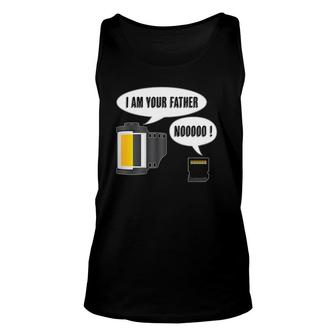 I Am Your Father Funny Photographer Digital Sd Card Unisex Tank Top