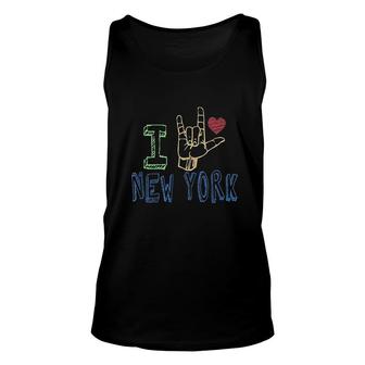 I Do Love New York For New York Lovers Unisex Tank Top - Thegiftio UK