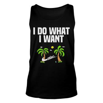I Do What I Want Cat Lover Gifts For Women And Men Funny Unisex Tank Top | Mazezy