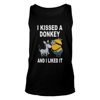 I Kissed A Donkey And I Liked It Unisex Tank Top | Mazezy