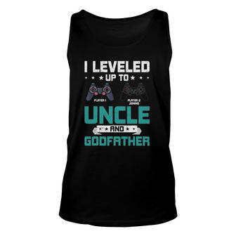 I Leveled Up To Uncle Video Gamer Uncle Unisex Tank Top | Mazezy