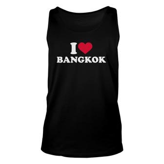 I Love Bangkok Thailand Trip Unisex Tank Top | Mazezy