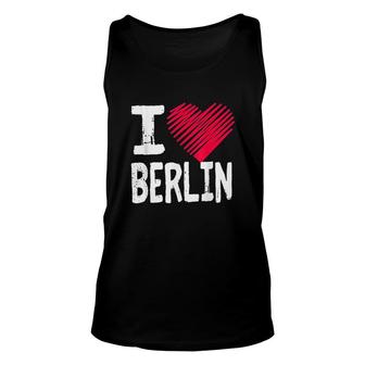 I Love Berlin Germany Unisex Tank Top | Mazezy
