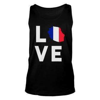 I Love France Paris Souvenir French Lover Gifts Unisex Tank Top | Mazezy