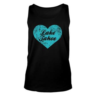 I Love Lake Tahoe , Nevada Camping Gift Unisex Tank Top | Mazezy