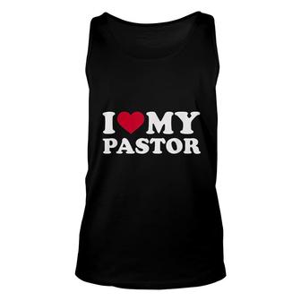 I Love My Pastor V2 Unisex Tank Top - Thegiftio UK