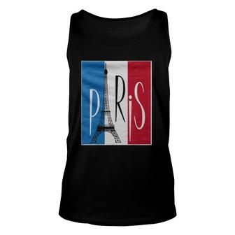 I Love You Paris Eiffel Tower Best Gift From Paris & France Unisex Tank Top | Mazezy