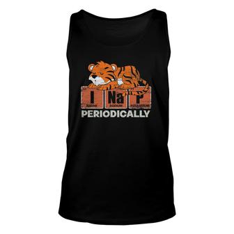 I Nap Periodically Cute Animal Napping Funny Sleeping Tiger Unisex Tank Top | Mazezy