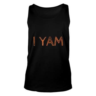 I Yam Funny Gift For Celebrations Unisex Tank Top - Thegiftio