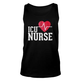 Icu Nurse Medical Heart Hospital Emergency Er Rn Quote Zip Tank Top | Mazezy