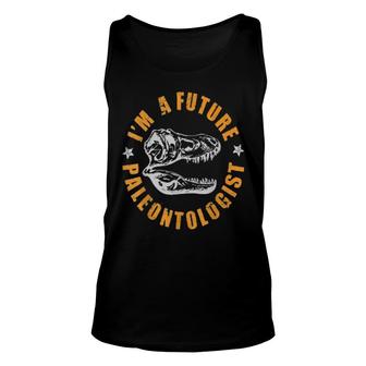 I'm A Future Paleontologist Vintage Dinosaurs Costume Unisex Tank Top | Mazezy