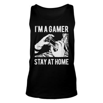 Im A Gamer Stay At Home Player Video Games Spiritous Idea Unisex Tank Top | Mazezy