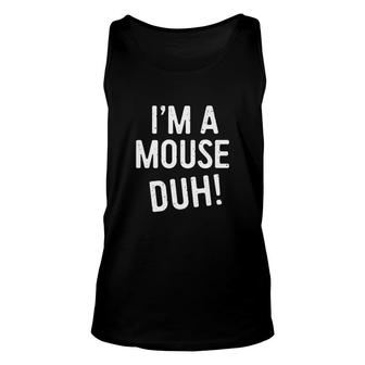 Im A Mouse Duh Costume Unisex Tank Top - Thegiftio UK