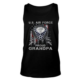 I'm A Proud Air Force Grandpa Unisex Tank Top | Mazezy