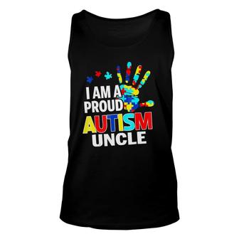 I'm A Proud Autism Uncle Unisex Tank Top | Mazezy