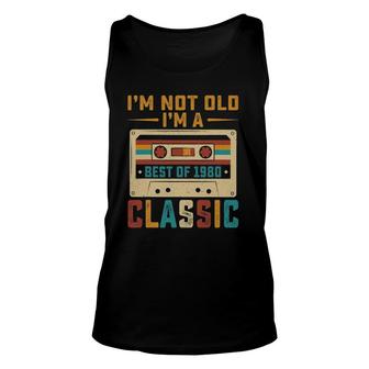 I'm Not Old I'm A Classic 1980 42 Years Old Birthday Tank Top | Mazezy