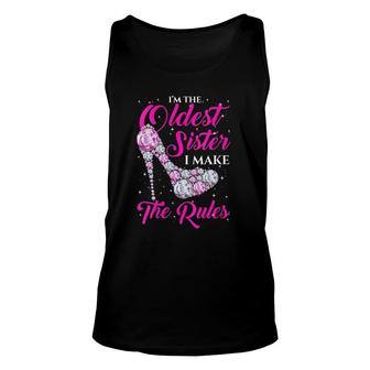 Womens I'm The Oldest Sister I Make The Rules Oldest Sister Tank Top | Mazezy DE